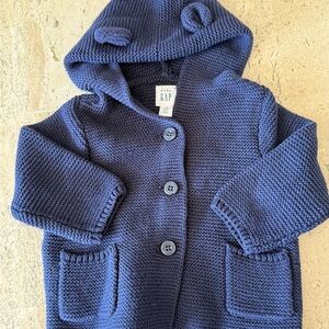 GAP Baby Knit Hoodie (3-6M)